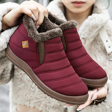 Cargar imagen en el visor de la galería, Women&#39;s winter high top warm fleece thick snow boots
