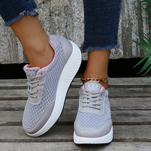 Cargar imagen en el visor de la galería, Autumn women&#39;s mesh thick-soled sports shoes
