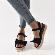 Cargar imagen en el visor de la galería, 2024 Summer Flat Hemp Rope Sandals for Ladies
