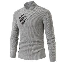 Cargar imagen en el visor de la galería, Winter Men&#39;s Neck Sweater Large Size Pullover Autumn Winter Warm Sweater
