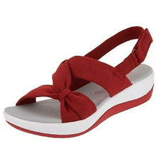 Cargar imagen en el visor de la galería, Women&#39;s Casual Simple Bow Wedge Sandals
