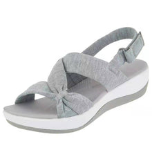 Cargar imagen en el visor de la galería, Women&#39;s Casual Simple Bow Wedge Sandals
