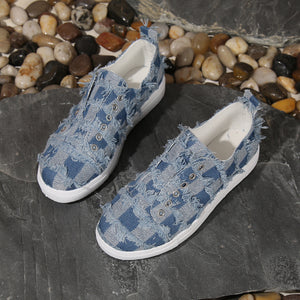 Women's Low Top Breathable Denim Shoes