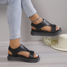 Cargar imagen en el visor de la galería, Ladies Velcro Open Toe Casual Beach Sandals
