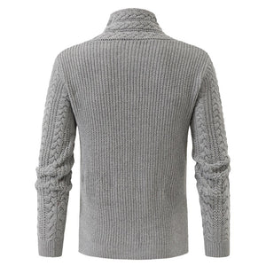 Winter Men's Neck Sweater Large Size Pullover Autumn Winter Warm Sweater