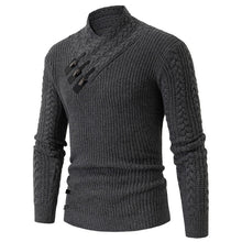 Cargar imagen en el visor de la galería, Winter Men&#39;s Neck Sweater Large Size Pullover Autumn Winter Warm Sweater
