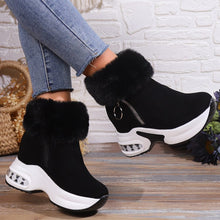 Cargar imagen en el visor de la galería, Short-calf suede warm and height-increasing cotton boots
