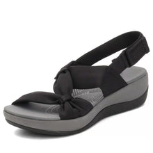 Cargar imagen en el visor de la galería, Women&#39;s Casual Simple Bow Wedge Sandals
