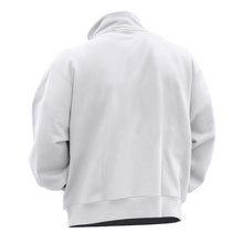 Cargar imagen en el visor de la galería, Men&#39;s Stand collar Sweatshirt Pullover Tops Fleece Half Zip Plain Sports
