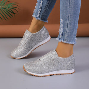 Women'S Glitter Design Fashionable Running Shoes