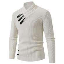 Cargar imagen en el visor de la galería, Winter Men&#39;s Neck Sweater Large Size Pullover Autumn Winter Warm Sweater
