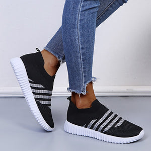 Women's breathable elastic sneakers