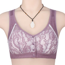 Load image into Gallery viewer, Ladies Lace Wide Strap Tank Bra
