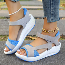 Load image into Gallery viewer, Sandals Women&#39;s Summer New Middle Heel Muffin Wedge Heel Fish Mouth Heel Women&#39;s Sandals
