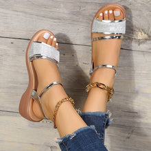 Cargar imagen en el visor de la galería, Women&#39;s summer new wedge fish mouth sandals
