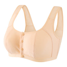 Load image into Gallery viewer, Large size sponge front button sleep bra
