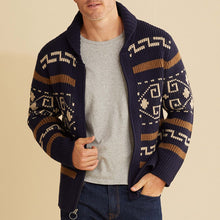 Cargar imagen en el visor de la galería, Sweater Big Cardigan Zip Up Knit
