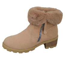 Cargar imagen en el visor de la galería, Women&#39;s Thick Heel Warm and Comfortable Martin Boots
