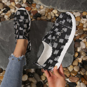 Women's Low Top Breathable Denim Shoes