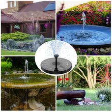 Load image into Gallery viewer, Grishay 3W Solar Bird Bath Fountain Pump 6.3&quot;
