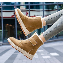 Cargar imagen en el visor de la galería, Women&#39;s winter warm thick-soled Velcro snow boots
