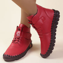 Cargar imagen en el visor de la galería, Women&#39;s Velcro Soft Soled Plush Cotton Boots
