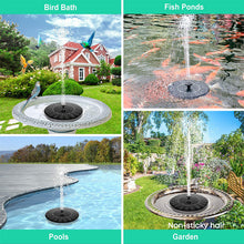 Load image into Gallery viewer, Grishay 3W Solar Bird Bath Fountain Pump 6.3&quot;
