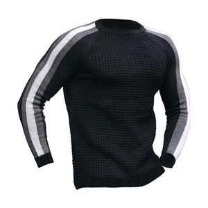 Mens Knit Sweater Sweater Sweatshirt Knit Slim-Fit Luxury Line