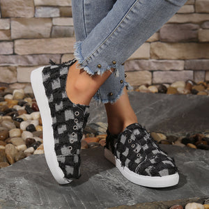 Women's Low Top Breathable Denim Shoes