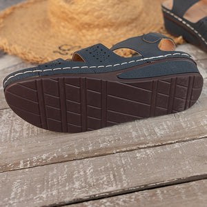 2024 Women's Summer New Hollow Velcro Sandals