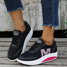 Cargar imagen en el visor de la galería, Autumn women&#39;s mesh thick-soled sports shoes
