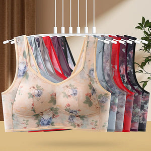 Women Ink Printing Sexy Vest Brassiere