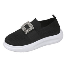 Load image into Gallery viewer, Women&#39;s Mesh Rhinestone Thick Sole Casual Shoes
