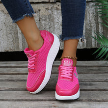 Cargar imagen en el visor de la galería, Autumn women&#39;s mesh thick-soled sports shoes
