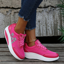 Cargar imagen en el visor de la galería, Autumn women&#39;s mesh thick-soled sports shoes
