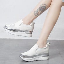 Load image into Gallery viewer, Stylish rhinestone thick sole casual shoes
