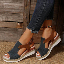 Cargar imagen en el visor de la galería, Women&#39;s fish mouth casual flat sandals
