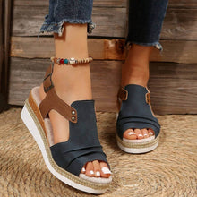 Cargar imagen en el visor de la galería, Women&#39;s fish mouth casual flat sandals
