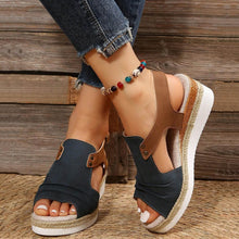 Cargar imagen en el visor de la galería, Women&#39;s fish mouth casual flat sandals
