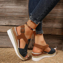 Cargar imagen en el visor de la galería, Women&#39;s fish mouth casual flat sandals
