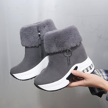 Cargar imagen en el visor de la galería, Short-calf suede warm and height-increasing cotton boots
