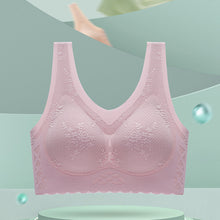Load image into Gallery viewer, Women&#39;s comfortable latex breathable inner cup sleep bra
