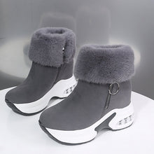 Cargar imagen en el visor de la galería, Short-calf suede warm and height-increasing cotton boots
