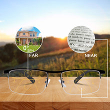 Cargar imagen en el visor de la galería, Titanium progressive far and near dual-use reading glasses
