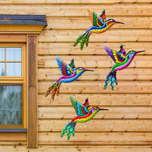 Cargar imagen en el visor de la galería, 3D Colorful Garden Birds Sculpture Outdoor
