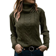 Load image into Gallery viewer, Women&#39;s Turtleneck Sweaters 2024 Fashion Long Sleeve Pullover
