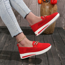 Load image into Gallery viewer, Metal buckle mesh breathable thick heel casual women&#39;s shoes
