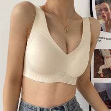 Load image into Gallery viewer, Women&#39;s Seamless Deep V Hollow Vest Bra
