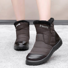 Cargar imagen en el visor de la galería, Women&#39;s Side Zipper Waterproof and Warm Cotton Boots
