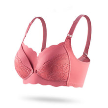 Cargar imagen en el visor de la galería, No Steel Ring Maternity Adjustable Lace Push Up Bra
